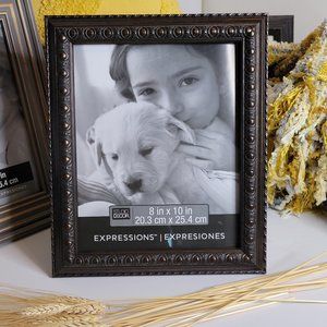 Expressions Picture Frame, Bronze Buttons, 8"x10"